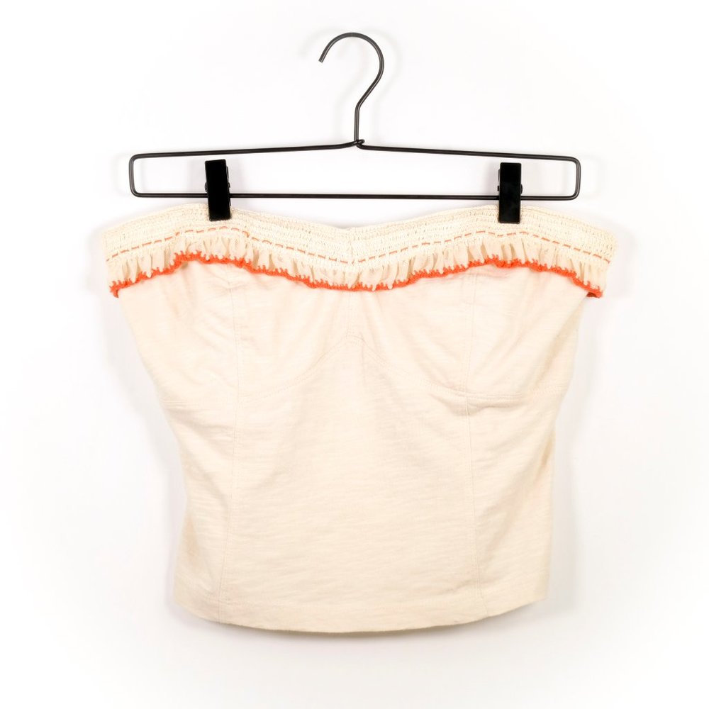FREE PEOPLE Float On Ruffle Tube Top NWOT Size M